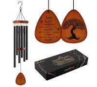 SteadStyle Carillon éolien commémoratif pour Perte de Fils, Cadeau de condoléances pour la Perte de Son Fils, Carillon éolien en Bois en mémoire de la Perte d'amour One (64,5 cm)