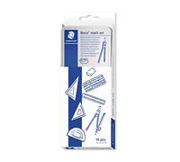 Steadtler Math set 5510, set de mathématiques complet de haute qualité, pour l'école, 557 10