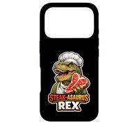 Steak-asaurus Rex Carnivore Funny T-Rex Coque pour iPhone 17 Pro