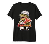 Steak-asaurus Rex Carnivore Funny T-Rex T-Shirt Haut de Gamme