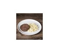 Steak haché et écrasée de pommes de terre