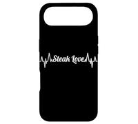 Steak Love ECG Heartline Omnivore Butchery Coque pour iPhone Air