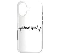Steak Love Pulse Line Meat Enthusiast Butcher (boucherie) Coque pour iPhone 17