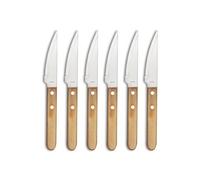 Steak Pizza Jumbo Bois - Set 6 couteaux steak Amefa