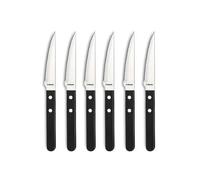 Amefa Couteaux à pizza 323146 - Lot de 6 - Noir