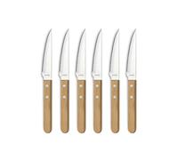 Steak Pizza - Set De 6 Couteaux Steak - Bois