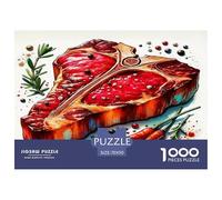 Steak Puzzle De 1000 Pièces : pour Les Amis, Organiser Une Soirée Détente Autour D’Un Jeu Collaboratif Absolument Éblouissant.
