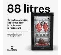 Steakhouse cave de maturation | 88 L | antibactérien | LED | commande tactile | Contrôle de l'humidité de l'air B