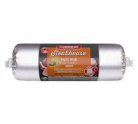 Steakhouse - Dinde pure (12 x 500 g) - Nourriture humide pour chiens et chats - Aliments complémentaires sensibles - Monoprotéine - Sans céréales - 14 saucisses de Fleischeslust