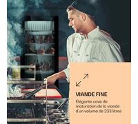 Steakhouse Pro 233 Onyx cave de maturation de la viande 1 zone 233 l 1-25°C Touch Panorama B