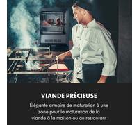 Steakhouse Pro cave de maturation de la viande 1 zone 98 L 1-25°C Tactile Porte en inox B