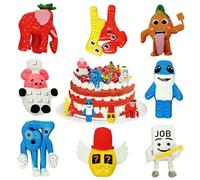 Steal a Brainrot Figures, 8 Pcs Décoration de Gâteau Anniversaire Gaming, Figurines Italiennes Brainrot, Figurines de Cerveau Italien, Jeu Video Décoration de Gâteau, Figurine d'action Brainrot