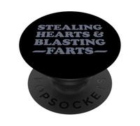 Stealing Hearts and Blasting Farts PopSockets PopGrip Adhésif