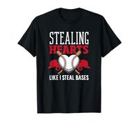 Stealing Hearts Like I Steal Bases Joueur de Baseball T-Shirt
