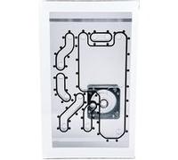 Stealkey Customs Lian Li O11D Mini Front MK2 D5 Distroplate - Acryl - blanc G
