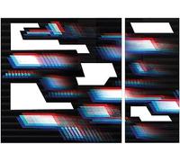 Stealkey Customs Lian Li O11D XL Folienset - Glitch