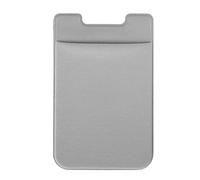 Stealodeal Étui adhésif multifonction pour téléphone, carte et écouteurs, téléphone portable (argenté)