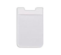 Stealodeal Étui adhésif multifonction pour téléphone, carte et écouteurs, téléphone portable (blanc)