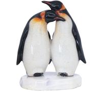 StealStreet Ss-g-54392 Pingouin Couple Figurine décorative, 16,5 cm, Blanc/Noir