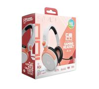 STEALTH C6-100 Casque de Gaming Burst - Pêche et Blanc, Compatible Multi Plateforme avec Xbox, PS, Switch, PC, Mobile et Tablette