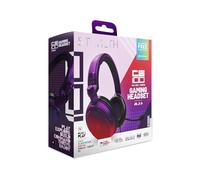 Stealth C6-100 Casque de Gaming Strike - Rouge & Violet, Compatible Multi Plateforme avec Xbox, PS, Switch, PC, Mobile et Tablette