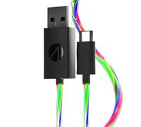 Pack de 2 Câbles de charge lumineux Stealth Light Up Multiformat Noir