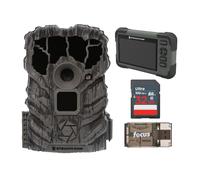 Stealth Cam Lecteur de carte SD/visionneuse avec écran tactile LCD de 4,3" et kit de détection tactile avec caméra de chasse 14 MP avec vidéo, carte mémoire de 32 Go et lecteur de cartes tout-en-un (4