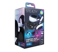 STEALTH Comfort Play & Protect Kit pour PS VR2 - avec protection des lentilles en silicone, housse de protection en silicone, chiffon de nettoyage en microfibre
