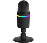 Stealth Light Up Usb Streaming Microphone Noir Taille unique Unisex