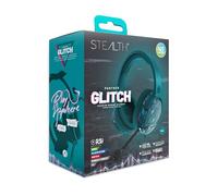 Stealth Panther Casque de Gaming Glitch - Sarcelle, Casque de Gaming Supra-Auriculaire Compatible avec PS4/PS5, Xbox, Switch, PC avec Micro Flexible, Prise 3,5mm, Câble 1,5m, Léger et Confortable