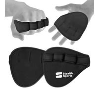 Stealth Sports Coussinets de Musculation antidérapants en néoprène pour Barres de Traction, de callosités - Alternative aux Gants d'entraînement - Gants de Musculation et de Fitness (4 Loop)