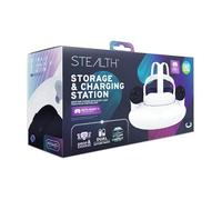 Stealth Station de Stockage et de chargementment Compatible avec Quest 3, avec Double Batterie Rechargeable Drop & Charge pour Un Stockage Compact et Elégant