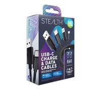 Stealth USB-C Charge and & Data Cables - Twin Pack pour PSVR2 & PS5
