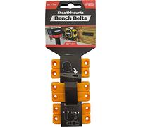 StealthMounts Bench Belt - Porte-Outils Universel - Lot de 6 | Ensemble de Clips Porte-Outils | Support Idéal pour Outils Électriques, Mètres Ruban et Clips de Ceinture | Jaune