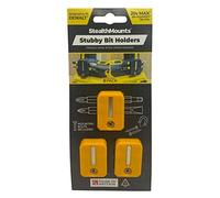 StealthMounts Dewalt Stubby Jaune Support d'Embouts Magnétiques | Organisateur Embouts de perceuse | Parfait pour Forets et Embouts Dewalt |Maintien ferme |Facile à Utiliser (Lot de 3)