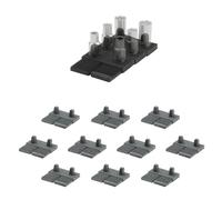 StealthMounts Drawer Hive Lot de 10 supports de douilles ¼ | Organiseur modulaire pour outils de tiroir | TPE moulé par injection | Fabriqué au Royaume-Uni
