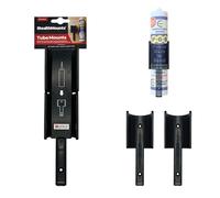 StealthMounts Lot de 2 supports muraux pour tubes en silicone, mastic et adhésifs | Organiseur de rangement pour atelier, garage et van | ABS robuste | Fabriqué au Royaume-Uni