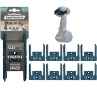 StealthMounts Makita Lot de 8 porte-outils verrouillables pour outils Makita | Rangement d'outils Makita | Porte-outils Makita 18 V | Support pour outil Makita | Support d'outils Makita | Clip