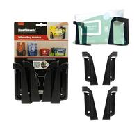 StealthMounts Porte-essuie - Lot de 2 Porte-essuie à monter au mur et étagères de rangement pour atelier, garage et stations de nettoyage - Fabriqué au Royaume-Uni