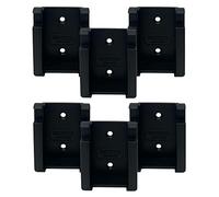 StealthMounts Supports de Batterie pour Fein 18v | Fixations de Batterie sans Fil pour Outils Fein 18v | Lot de 6 | Organisateurs de Batterie Noir pour Fein 18v | Pratique et Durable