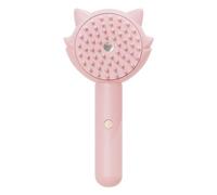 Steam Brush Cats, Steam Spray Grooming Comb, 3.58x1.46x6.77 Inches Massaging Teeth, Frizz-Control Hair Remover for Shedding and Bathing, Puppy Kitten Cleaning Tool, Pink