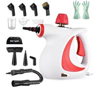 Steam Cleaner, Nettoyeur Haute Pression, Nettoyeur Vaporisateur a Main, Pression de Vapeur de 3,2 Bars avec 12 Accessoires pour Sols, Carrelages, Canapés
