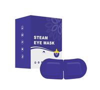 Steam Eye Lot de 10 masques auto-chauffants pour une chaleur immédiate, hydratation en cas de fatigue sèche, idéal pour les yeux détendus (violet, 11 x 14 cm)