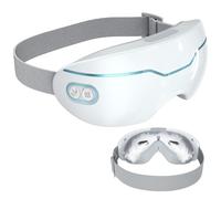 Steam Eye Mask with Smart Hot & Cold, Steam Therapy Mask, Eye Steam Therapy for Dark Circles, Puffiness (White-A13)
