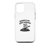Steam is My Love Language Loyly Steam Sweat Wellness Spa Coque pour iPhone 12/12 Pro