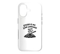Steam is My Love Language Loyly Steam Sweat Wellness Spa Coque pour iPhone 17