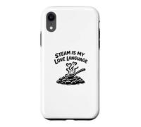 Steam is My Love Language Loyly Steam Sweat Wellness Spa Coque pour iPhone XR