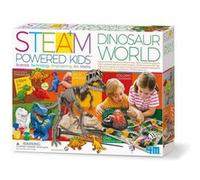 4M - Kit STEAM Le Monde des Dinosaures - Projets de dinosaures géants - Multicolore