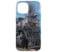 Steam Locomotive Train Vintage Railfan Coque pour iPhone 15