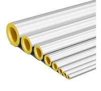 Steam Pipe Insulation Sleeve - High-Temperature Resistant Glass Wool/Rock Wool with Aluminum Foil, Industry and Construction(ID 89mm/3.5"TH 30mm/1.18")